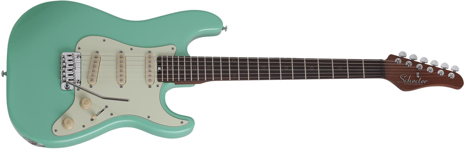 Schecter Nick Johnston Traditional Electric Guitar in Atomic Green