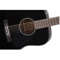 Fender CD-60 Acoustic Guitar Dreadnaught in Black