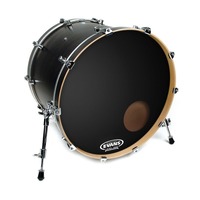 20 Inch EQ3 Resonant Bass Drum Head Black