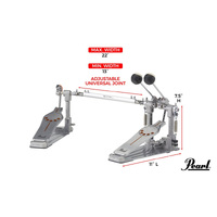 Pearl P-930 Double Bass Drum Pedal Single Chain