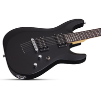 Schecter C-6 Deluxe Electric Guitar in Black