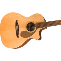 Fender Newporter Player Acoustic Electric Guitar in Natural