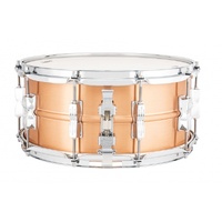 Ludwig Acrolile 14" x 6.5" Brushed Copper Snare Drum