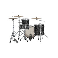 Ludwig Neusonic Fab 3pc Shell Pack - Ebony Pearl