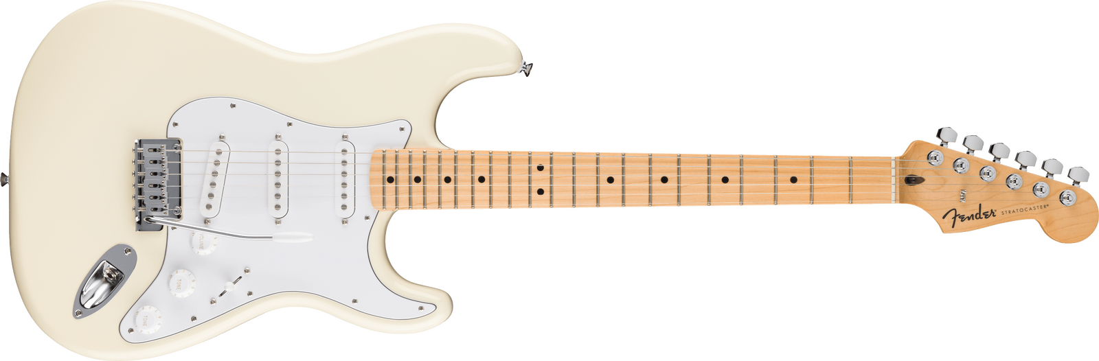 Standard Stratocaster®, Maple Fingerboard, White Pickguard, Olympic White