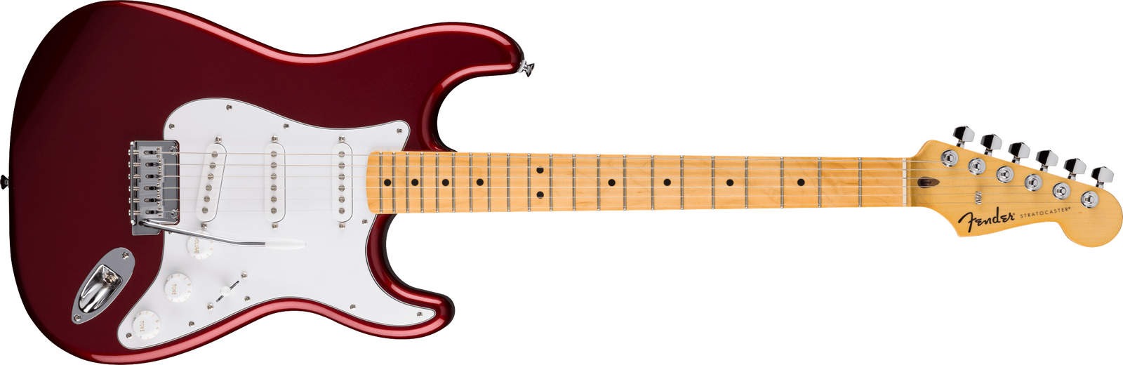 Standard Stratocaster®, Maple Fingerboard, White Pickguard, Candy Cola