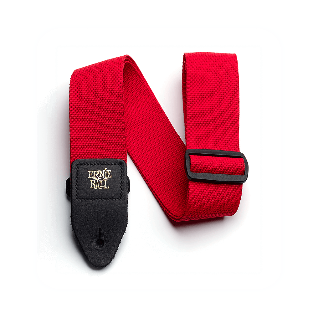 Gtr Strap Polypro Red