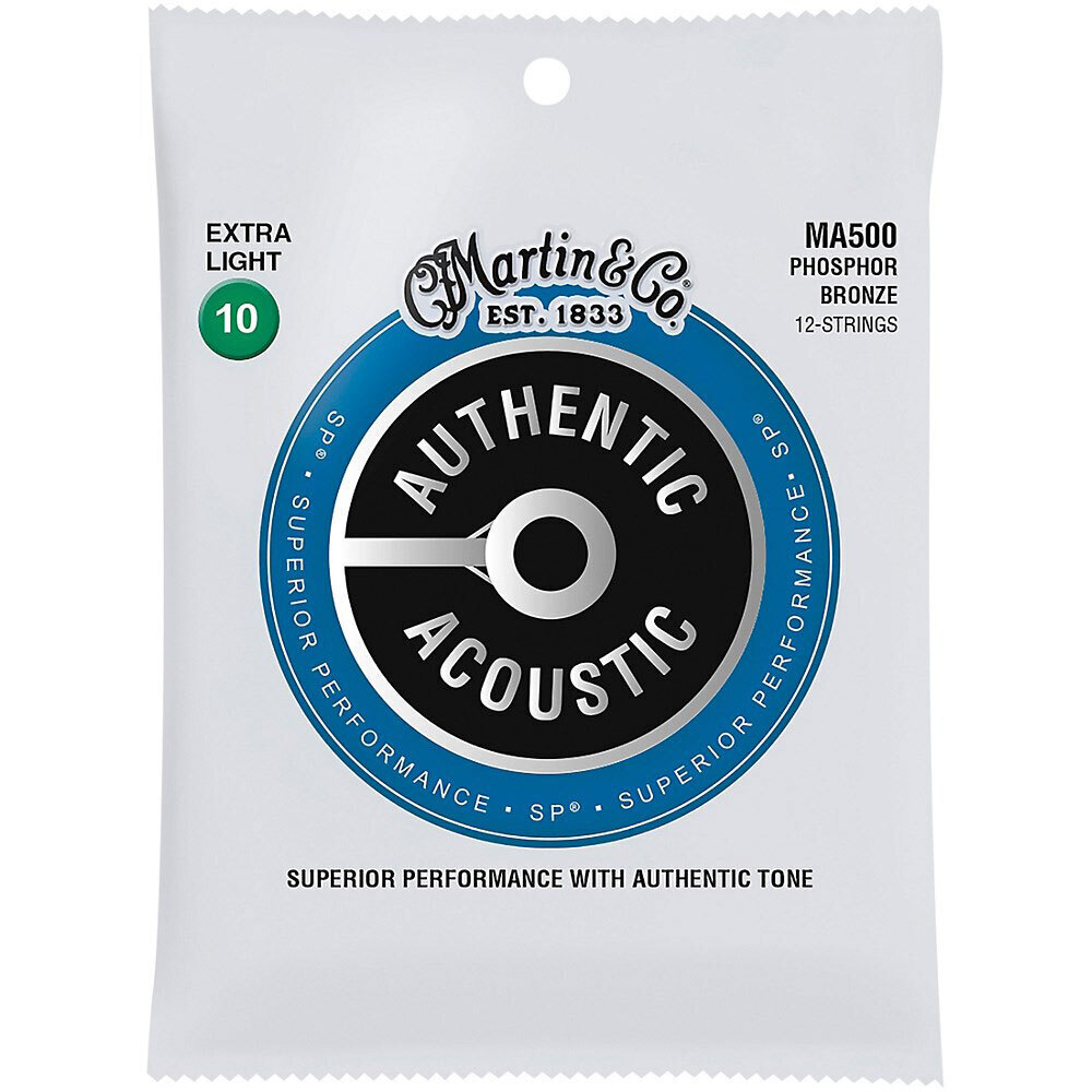 Martin MA500 Authentic Acoustic SP 92/8 Phosphor Bronze Extra Light (10-47)