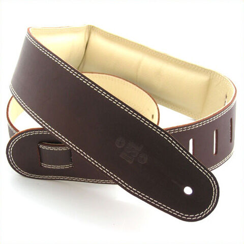 DSL 2.5" Padded Leather Guitar Strap