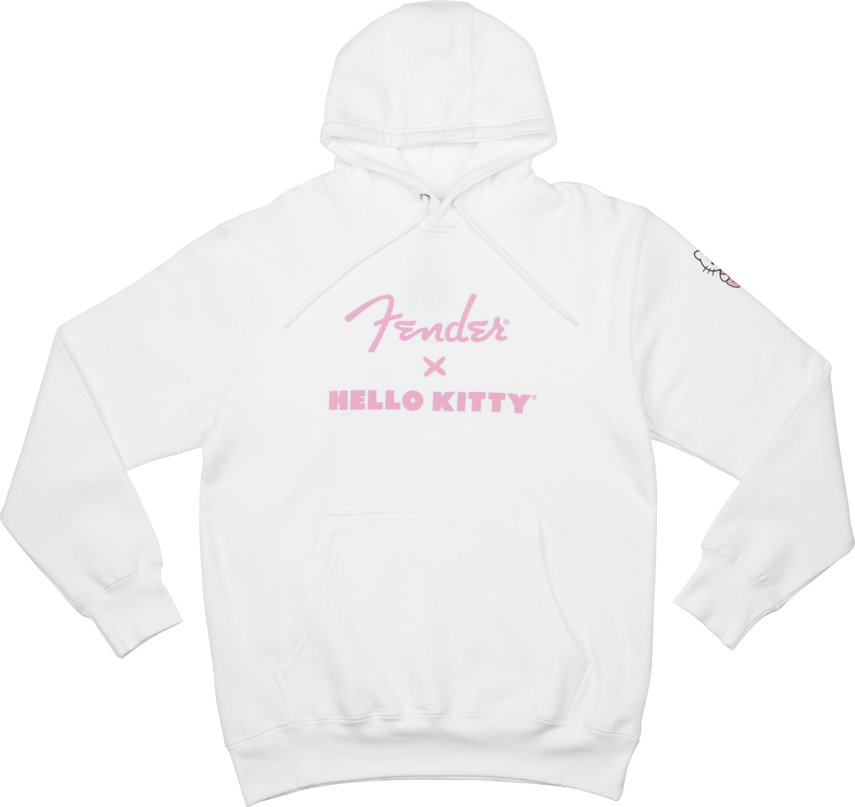 Fender® x Hello Kitty® White Sleeve Logo Hoodie