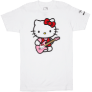 Fender® x Hello Kitty® White Sleeve Hit Logo Tee