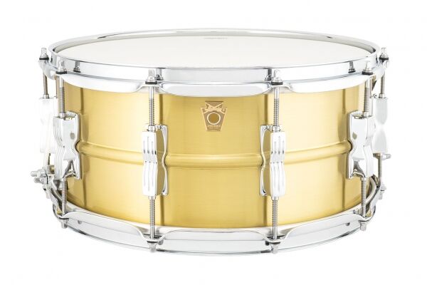 Ludwig Acrolile 14" x 6.5" Brushed Brass Snare Drum