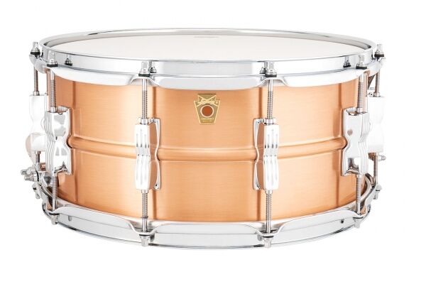 Ludwig Acrolile 14" x 6.5" Brushed Copper Snare Drum