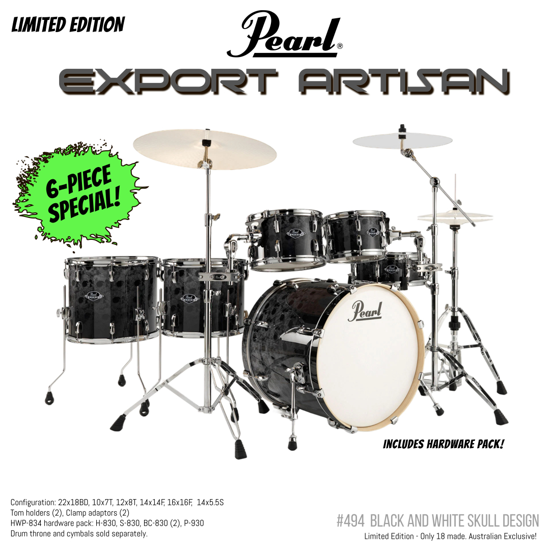 Pearl Export Artisan 6-Piece Drum Kit Limited Edition