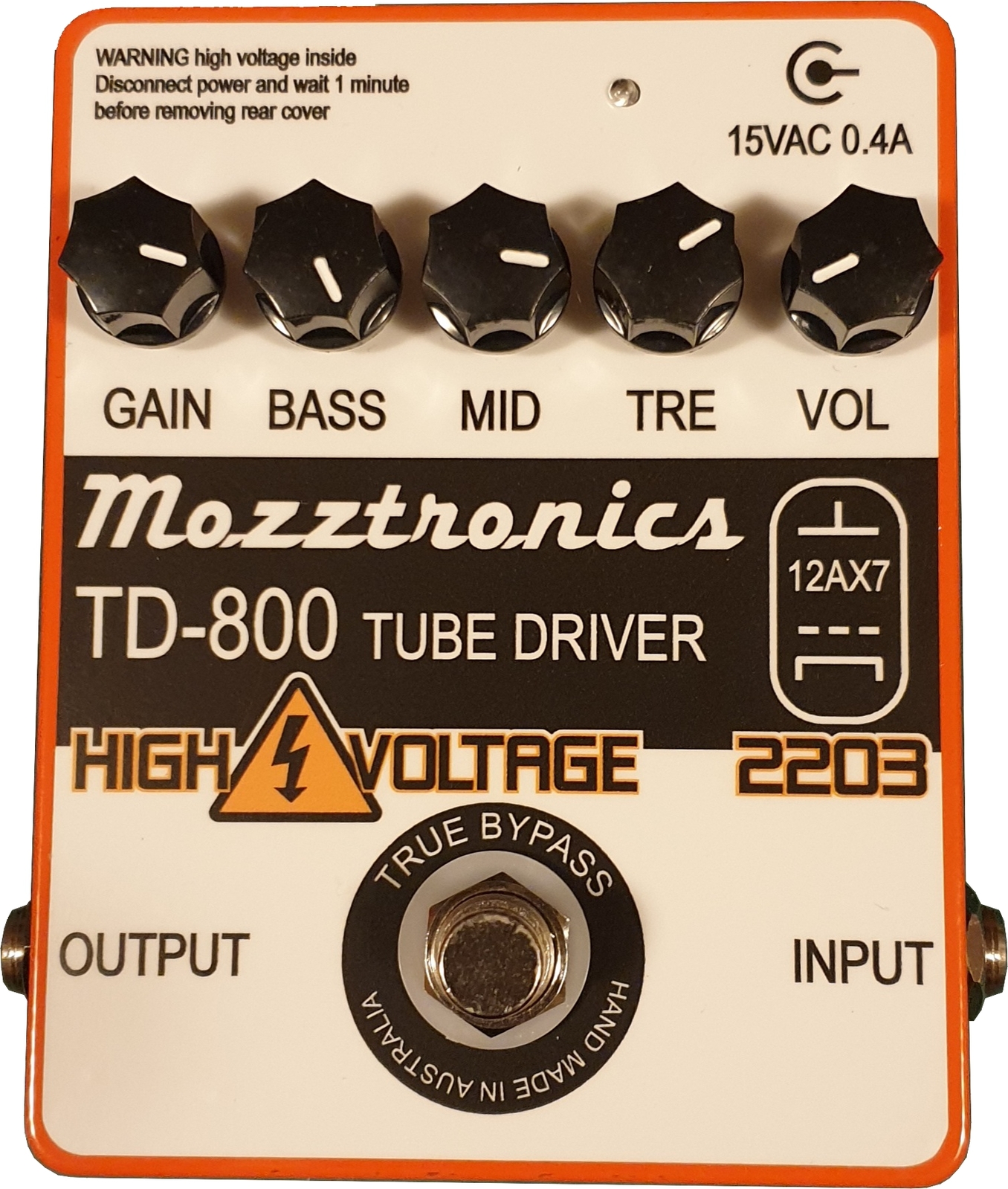 Mozztronics TD-800 2203 Tube Drive Pedal