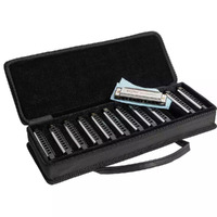 Bryden M70 Diatonic Blues Harmonica Set of 12